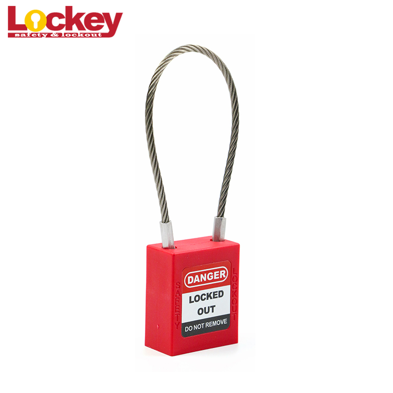 Candados de bloqueo de seguridad personalizados baratos con grillete Loto de nailon no conductor PC175D3.2